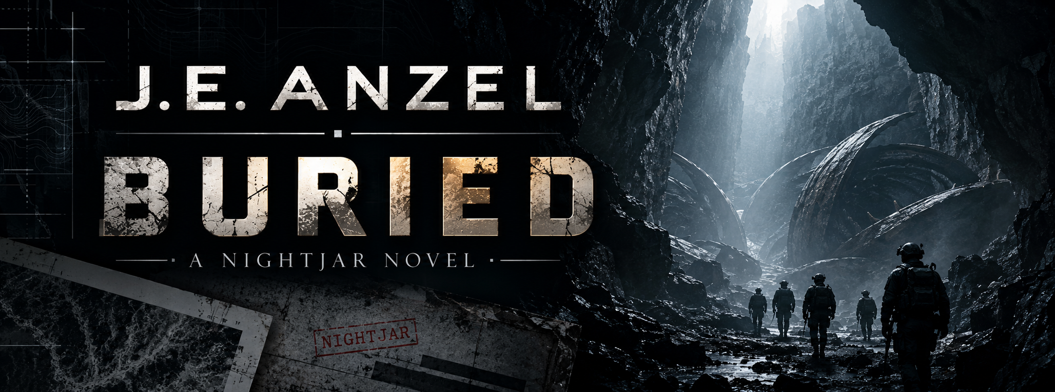 J.E. Anzel — BURIED: A NIGHTJAR Novel. Explorers beneath the surface.